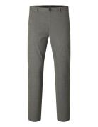 Slh175-Slim Robert Flex Pants Noos Bottoms Trousers Formal Grey Select...