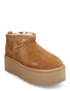W Classic Ultra Mini Platform Shoes Wintershoes Brown UGG