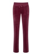 Del Ray Pant Bottoms Trousers Joggers Burgundy Juicy Couture