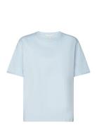 Mschterina Organic Tee Tops T-shirts & Tops Short-sleeved Blue MSCH Co...