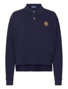 Pique Polo Shirt Tops T-shirts & Tops Polos Navy Polo Ralph Lauren