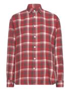 Polo Ralph Lauren Relaxed Fit Plaid Cotton Shirt Röd