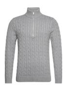 Selected Homme Slhryan Structure Half Zip Grå