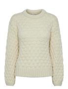 YAS Yasbubba Ls Knit Pullover S. Noos Beige