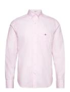 GANT Reg Classic Poplin Stripe Shirt Rosa