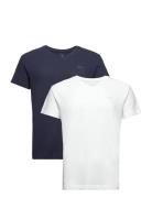 GANT V-Neck T-Shirt 2-Pack Marinblå