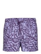 Björn Borg Borg Print Swim Shorts Lila