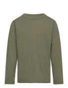 Mads Nørgaard Organic Thorlino L/S Tee Fav Grön