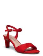 Women Sandals Sandal Med Klack Red Tamaris