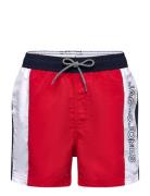 Jpstfiji Jjswim Colorblocking Ly Jnr Badshorts Red Jack & J S