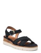 Women Sandals Platta Sandaler Navy Tamaris