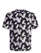 Jack & J S Joraruba Convo Aop Tee Ss Crew Nec Jnr Multi/patterned