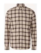 Casual Flannel Check B.d Shirt Tops Shirts Casual Brown Lexington Clot...