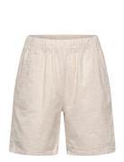 Lindex Shorts Linen Blended Beige