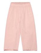 Lindex Trousers Linen Wide Leg Rosa