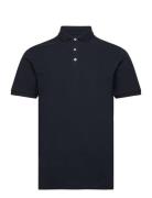 Bs Monir Regular Fit Polo Shirt Tops Polos Short-sleeved Navy Bruun & ...