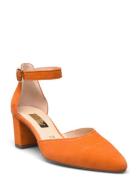 Ankle-Strap Pumps Shoes Heels Pumps Classic Orange Gabor