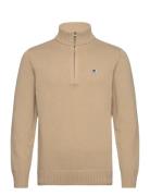 Double A By Wood Wood Blu Halfzip Jumper Beige