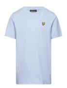 Plain T-Shirt Tops T-shirts Short-sleeved Blue Lyle & Scott