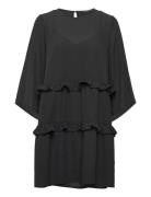 Ellora Kristelle Dress Bz Kort Klänning Black Bruuns Bazaar