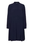 Enisegz Short Dress Ma20 Kort Klänning Blue Gestuz