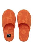 Mini Unikko Terry Slippers Slippers Tofflor Orange Marimekko Home