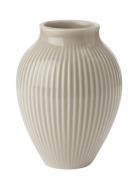 Knabstrup Vas H 12.5 Cm Ripple Sand Home Decoration Vases Big Vases Be...