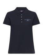 Katie Reg Cot Vin W Polo Tops T-shirts & Tops Polos Navy VINSON