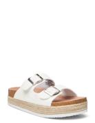 Crossbey Shoes Summer Shoes Platform Sandals White Exani