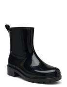 Flag Rainboot Regnstövlar Skor Black Tommy Hilfiger