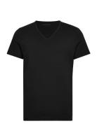 Sloggi Men Go Shirt V-Neck Slim Fit Tops T-shirts Short-sleeved Black ...