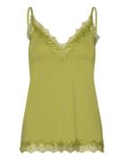 Rwbillie Lace Strap Top Tops T-shirts & Tops Sleeveless Green Rosemund...