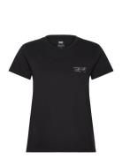 The Perfect Tee Shimmer Bw Out Tops T-shirts & Tops Short-sleeved Blac...