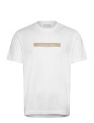 Calvin Klein Cut Out Shadow Logo T-Shirt Vit