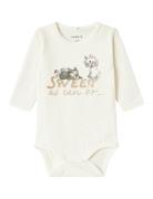 Nbfjessi Disney Ls Body Wdi Bodies Long-sleeved Cream Name It