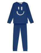 Lue Pyjamas Set Blue Molo