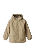 Jacket Carlo Tech Outerwear Shell Clothing Shell Jacket Beige Wheat