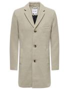 ONLY & SONS Onsjaylon Wool Coat Otw Beige