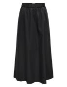 Onlzora Hw Long Skirt Pnt Lång Kjol Black ONLY