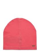 Beanie Rib Accessories Headwear Hats Beanie Pink Minymo