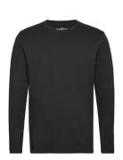 Long Sleeve Regular Tops T-shirts Long-sleeved Black Bread & Boxers