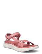Womens Go Walk Flex Sandal - Sublime Platta Sandaler Pink Skechers
