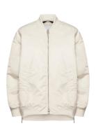 Satin Bomber Bomberjacka Cream Calvin Klein Jeans