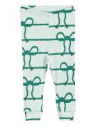 Mini Rodini Rope Aop Baby Leggings Grön