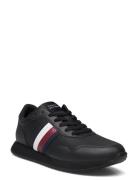 Runner Evo Lth Mix Ess Låga Sneakers Black Tommy Hilfiger