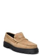 Austin Loafers Låga Skor Beige Playboy Footwear