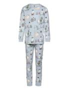Pyjama Moomin Pyjamas Set Blue Lindex