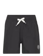 Swim Shorts, Solid Badshorts Black Color Kids