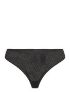 Thong Stringtrosa Underkläder Black Calvin Klein