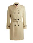 Maluks2341 Trench Coat Rock Beige HUGO